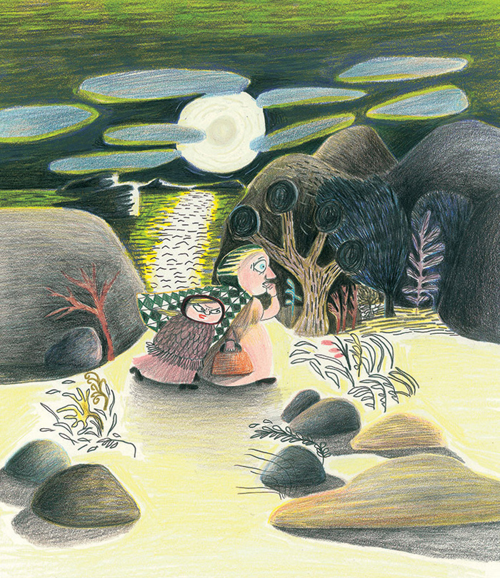 Illustration from 'Mère Méduse / Mother Medusa' by Kitty Crowther