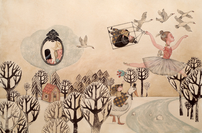 Illustration by Marjorie Pourchet – from 'Mucho Cuento / Many Tales' (written by Enrique Páez)