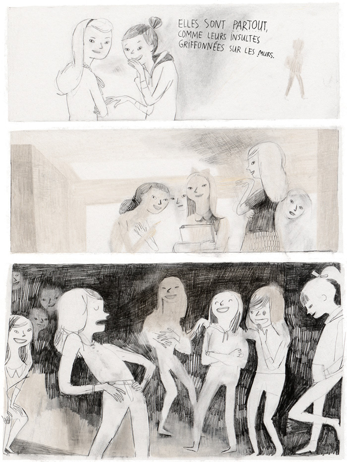 Illustrations by Isabelle Arsenault – from 'Jane, le renard & moi / Jane, the fox & me' (written by Fanny Britt)