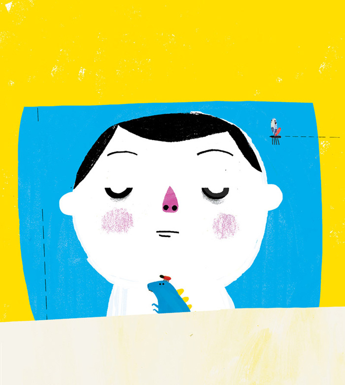 Illustration by Yara Kono – from 'ABZZZZ...' (written by Isabel Minhós Martins and published by Planeta Tangerina)