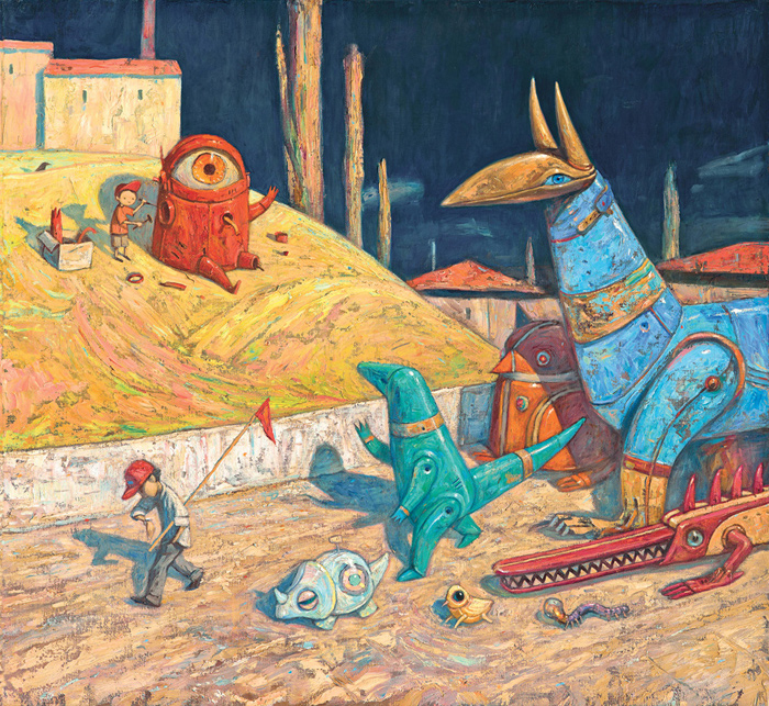 Final artwork for 'Rules of Summer' by Shaun Tan