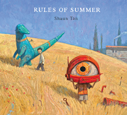 Front cover for 'Rules of Summer' by Shaun Tan
