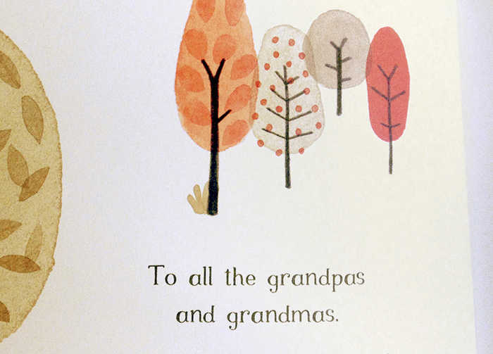 Hand-drawn lettering from 'My Grandpa' by Marta Altés