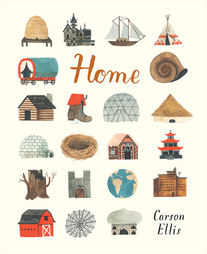 Front cover for 'Home' by Carson Ellis – published by Candlewick Press
