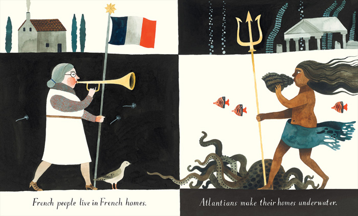 Spread from 'Home' by Carson Ellis – published by Candlewick Press