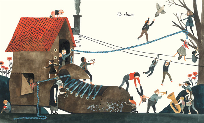 Spread from 'Home' by Carson Ellis – published by Candlewick Press