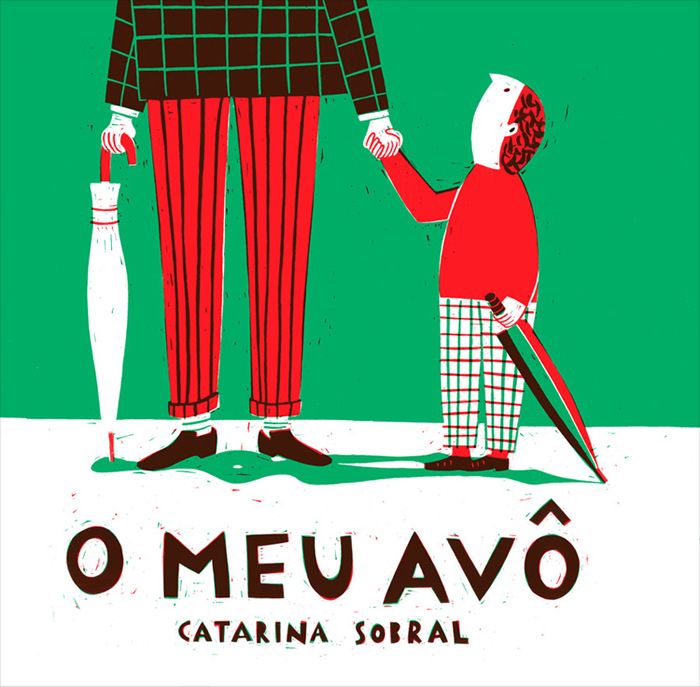 Front cover for 'O Meu Avô / My Grandad' by Catarina Sobral – published by Orfeu Negro