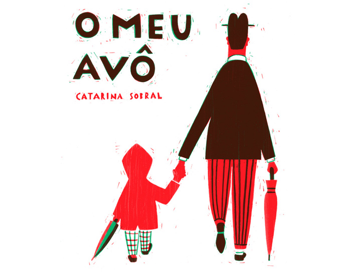 Title page for 'O Meu Avô / My Grandad' by Catarina Sobral