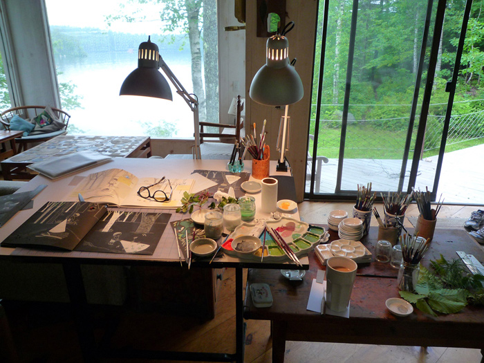 Lizi Boyd's summerhouse/studio in Vermont