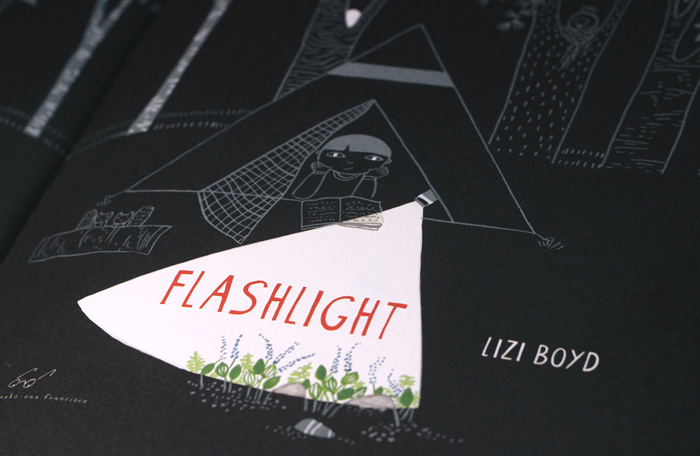 Title page from 'Flashlight' by Lizi Boyd – published by Chronicle Books