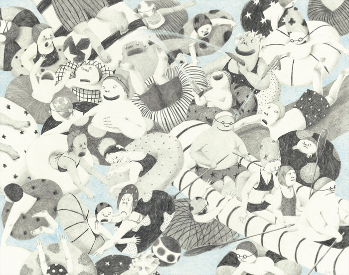 Illustration from 'Pool' by JiHyeon Lee