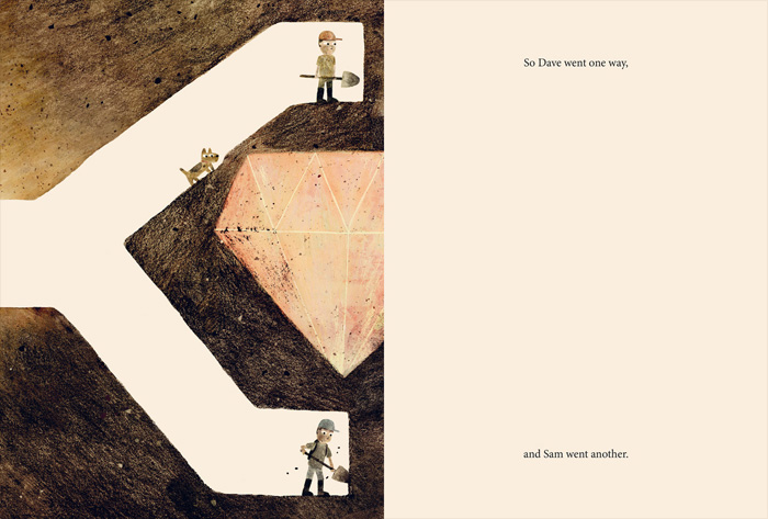 'Sam and Dave Dig a Hole' by Mac Barnett and Jon Klassen – published by Candlewick Press