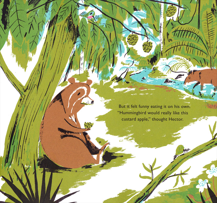 Illustration by Nicholas John Frith from 'Hector and Hummingbird' – published by Alison Green Books (Scholastic), United Kingdom