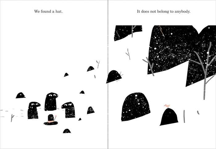 Development work for 'We Found A Hat' by Jon Klassen – published by Candlewick Press, United States