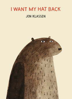 Front cover for 'I Want My Hat Back' by Jon Klassen – published by Candlewick Press, United States