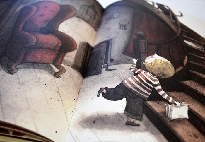 ‘Deček in Hiša / A Boy and a House’ by Maja Kastelic – published by Mladinska knjiga, Slovenia