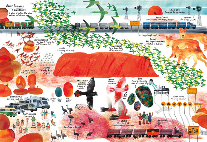 Spread from ‘LOTS’ by Marc Martin – published by Penguin Random House, Australia