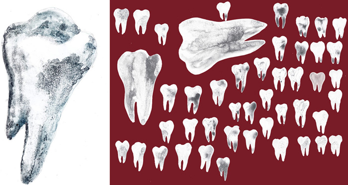 Work in progress for ‘Teeth Hunters’ by Won Hee Jo – published by Iyagikot, Korea