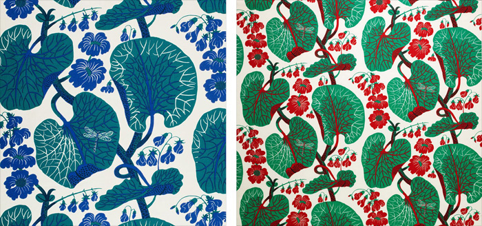 Textile designs by Josef Frank
