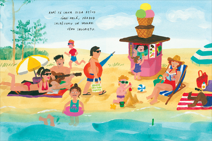 Illustration by Anete Melece for 'The Kiosk' – published by Liels un mazs, Latvia