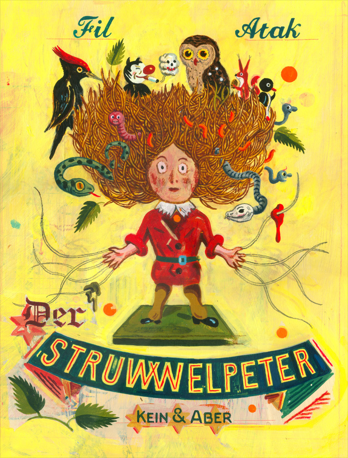 Front cover for ‘Der Struwwelpeter’ by ATAK & FIL – published by Kein & Aber, Germany