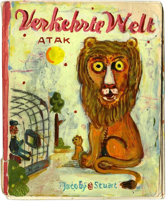 Sketchbook work for ‘Verrueckte Welt / Topsy Turvy World’ by ATAK