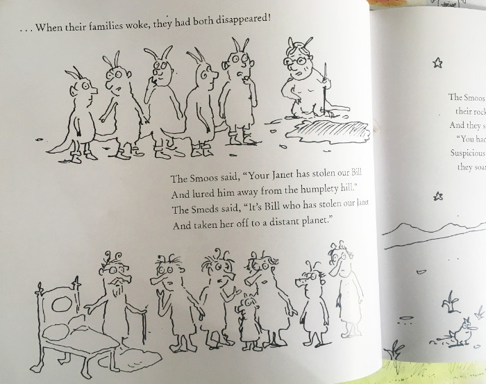 Development work by Axel Scheffler for 'The Smeds and The Smoos'